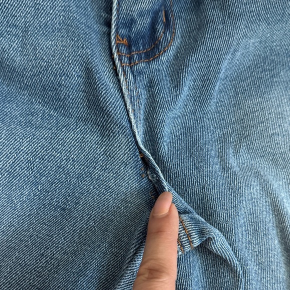 Almost Famous Blue Distressed Flare Jeans - Picture 3 of 8